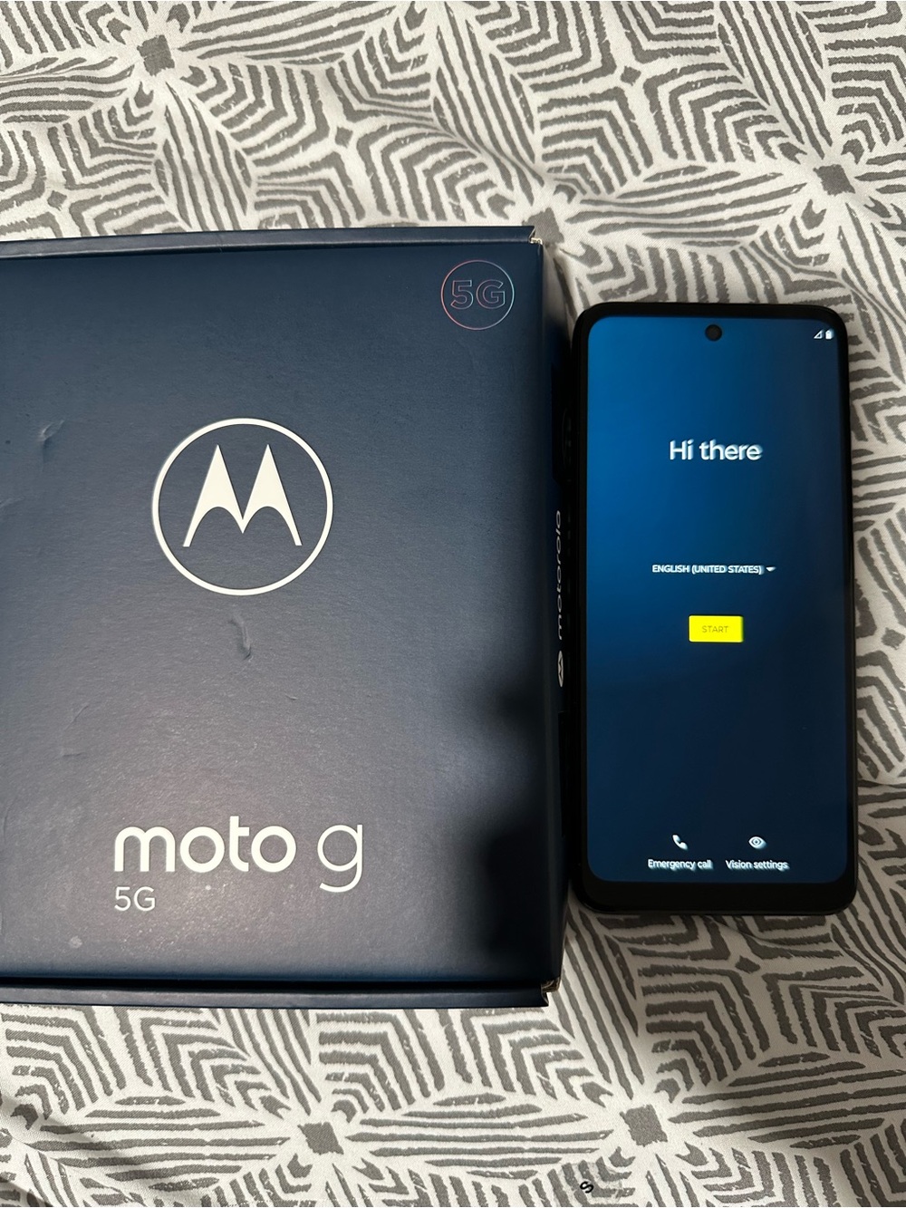Motorola Moto G (2022) 5G Smartphone - Black
